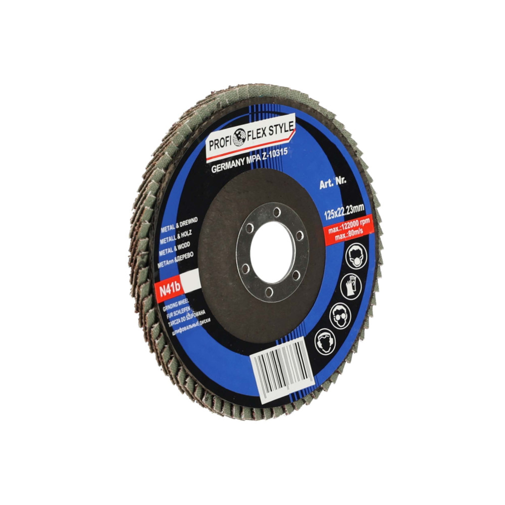 Zestaw 50x tarcza listkowa lamelka Profi-Flex 125 mm P40 - PF10071_px50 - Profi-Flex - 9