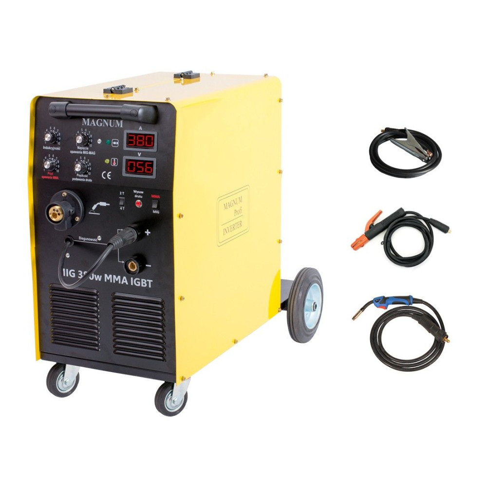 Spawarka Magnum MIG 380 W MMA IGBT - zestaw - U MI 380 WIGB-G - Magnum - 4