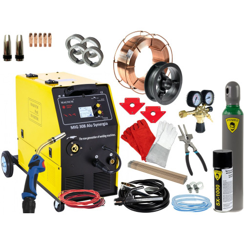 Spawarka Magnum MIG 308 Alu Synergia - zestaw - U MI 308AL SY-G - Magnum - 4