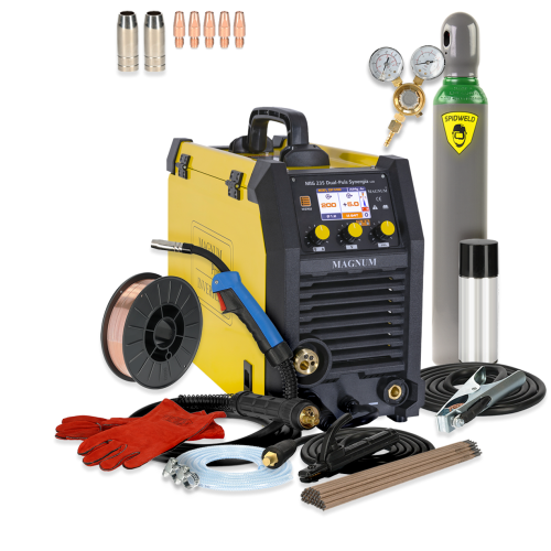 Spawarka Magnum MIG 235 Dual Puls Synergia - zestaw - U MI 235 DP LCD-G - Magnum - 5