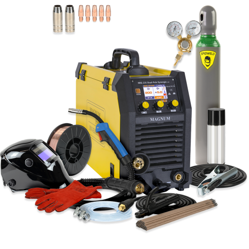 Spawarka Magnum MIG 235 Dual Puls Synergia - zestaw - U MI 235 DP LCD-G - Magnum - 4
