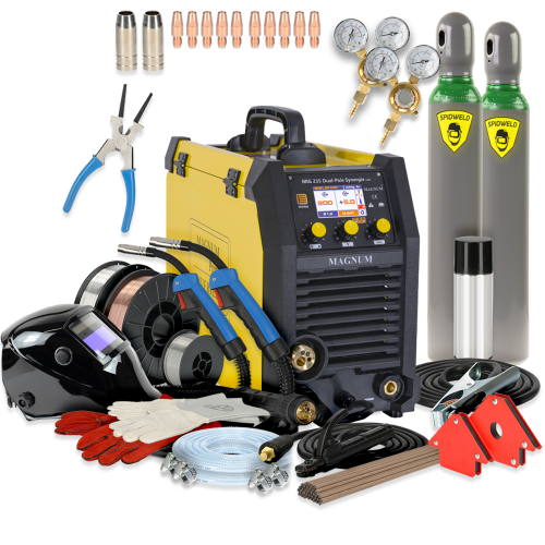 Spawarka Magnum MIG 235 Dual Puls Synergia - zestaw - U MI 235 DP LCD-G - Magnum - 2