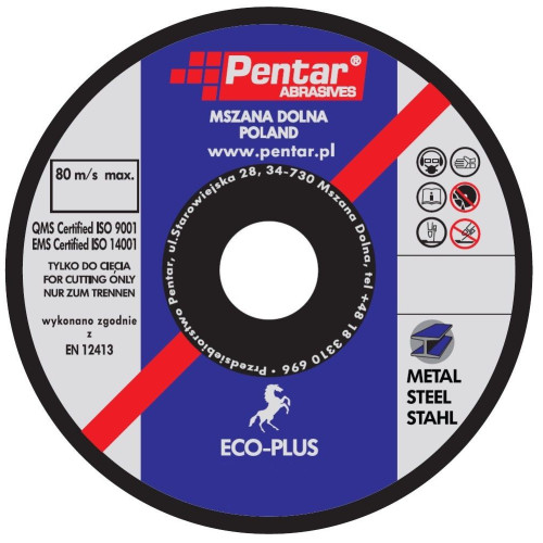 Tarcza do cięcia Pentar Eco-Plus A24S7BF 42 – 230 x 3,0 x 22 - 110142090 - Pentar - 1