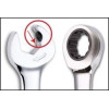 Zestaw 3 kluczy płasko-oczkowych z podwójną grzechotką SATA 09075 - GL09075 - SATA - 3
