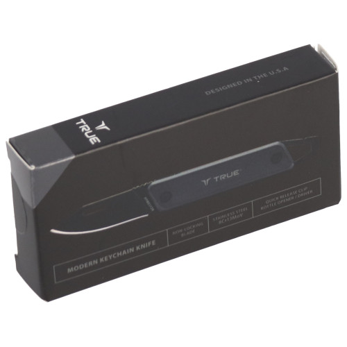 Mini nóż szary w giftboxie TRUE - TU7060 - True Utility - 2