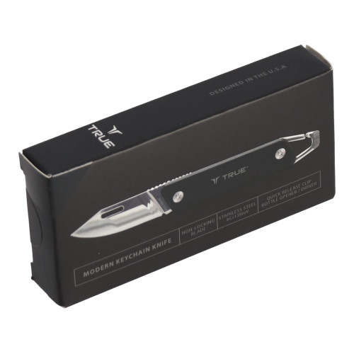 Mini nóż czarny w giftboxie TRUE - TU7059 - True Utility - 2