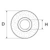 Ściernica gwiazdkowa otworowa 200x25 531JFF P60 Armes - OLG2002553F060 - Armes - 2