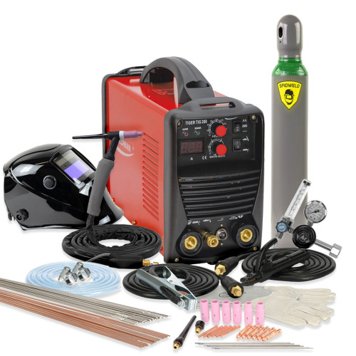 Spawarka Weldman Tiger TIG 200 DC HF Puls - zestaw - 103 031-G - Weldman - 1