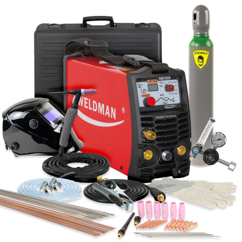 Spawarka Weldman Power TIG 200 DC Puls HF/Lift - zestaw - 104 404-G - Weldman - 1