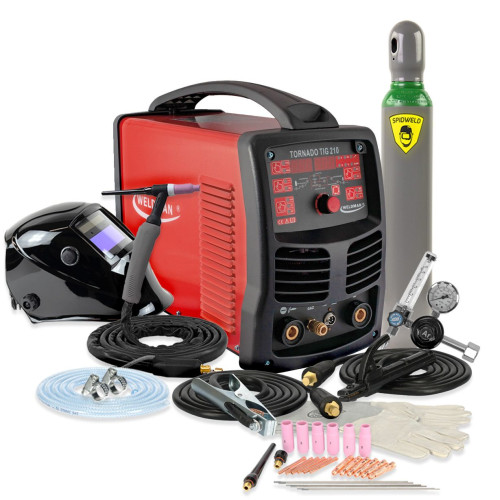 Spawarka Weldman Tornado TIG 210 AC/DC - zestaw - 103 037-G - Weldman - 2