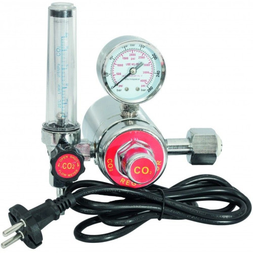 Reduktor Ar/CO2 z rotametrem i podgrzewaczem 36 V / Weldman - 101 433 - Weldman - 1