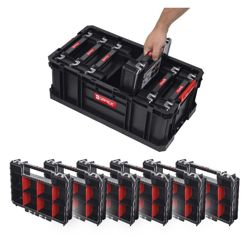 Skrzynka narzędziowa Qbrick System TWO Box 200 + 6x Organizer Multi - Z251613PG003 - Qbrick System - 2