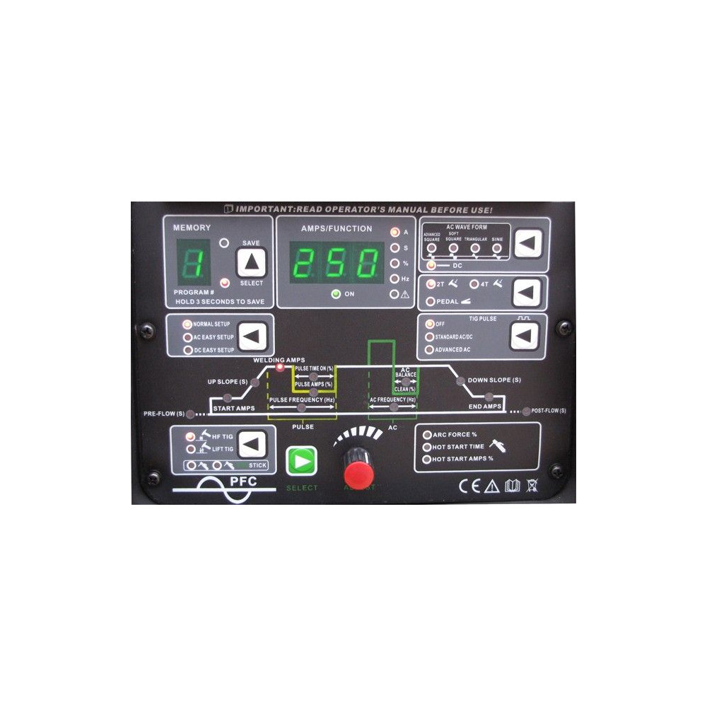Spawarka Welder Fantasy JET TIG II 250 AC/DC IGBT PFC - zestaw - JET TIG II 250-G - Welder Fantasy - 7