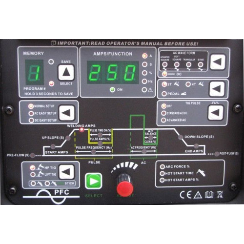 Spawarka Welder Fantasy JET TIG II 250 AC/DC IGBT PFC - zestaw - JET TIG II 250-G - Welder Fantasy - 7