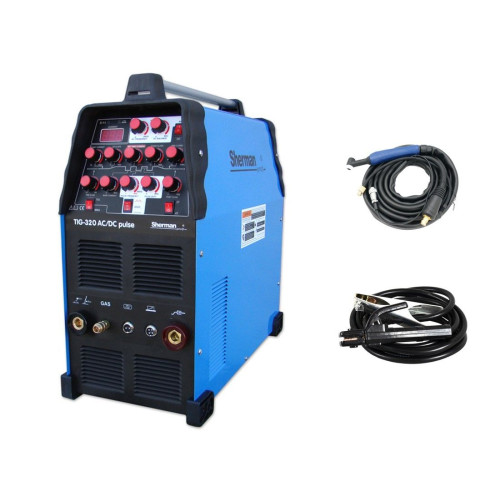 Spawarka Sherman TIG 320 AC/DC Pulse - zestaw - SINW-TIG320ACDCP-G - Sherman - 4