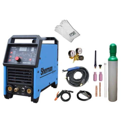 Spawarka Sherman DIGITIG 200DC - zestaw - SDIGITECDIGITIG200DC-G - Sherman - 3