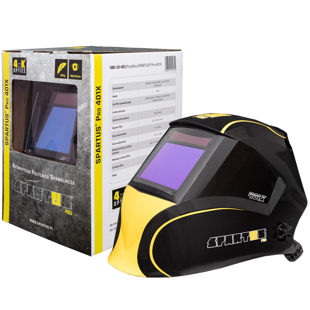 Przyłbica samościemniająca Spartus Pro 401X - 080-10-401-G - Spartus - 6