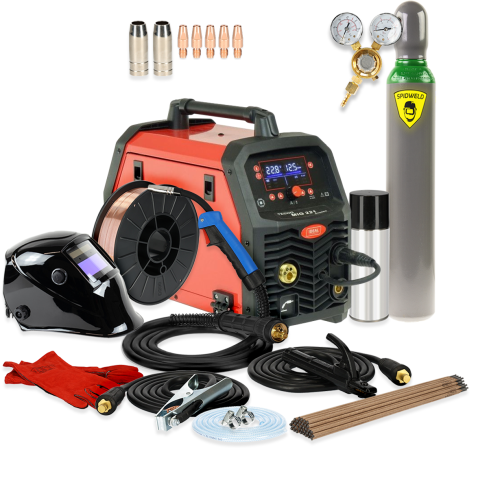 Spawarka Ideal Tecnomig 221 Synergic - zestaw - TMIG221SYN-G - Ideal - 4
