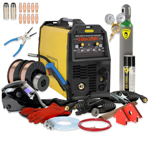 Spawarka Magnum MIG 230/15 Dual Puls Synergia - zestaw - U MI 230 DP15-G - Magnum - 3