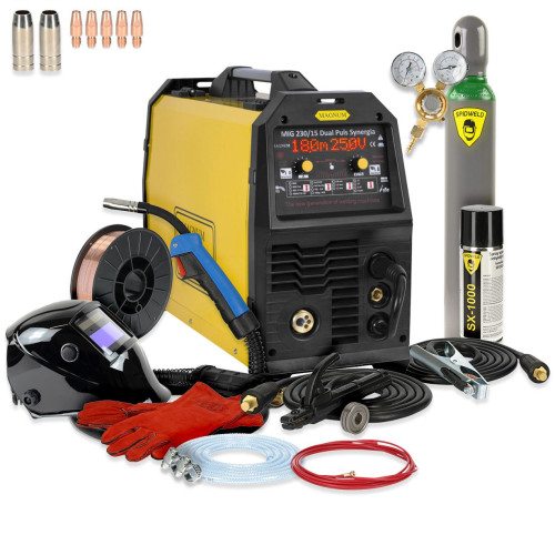 Spawarka Magnum MIG 230/15 Dual Puls Synergia - zestaw - U MI 230 DP15-G - Magnum - 4