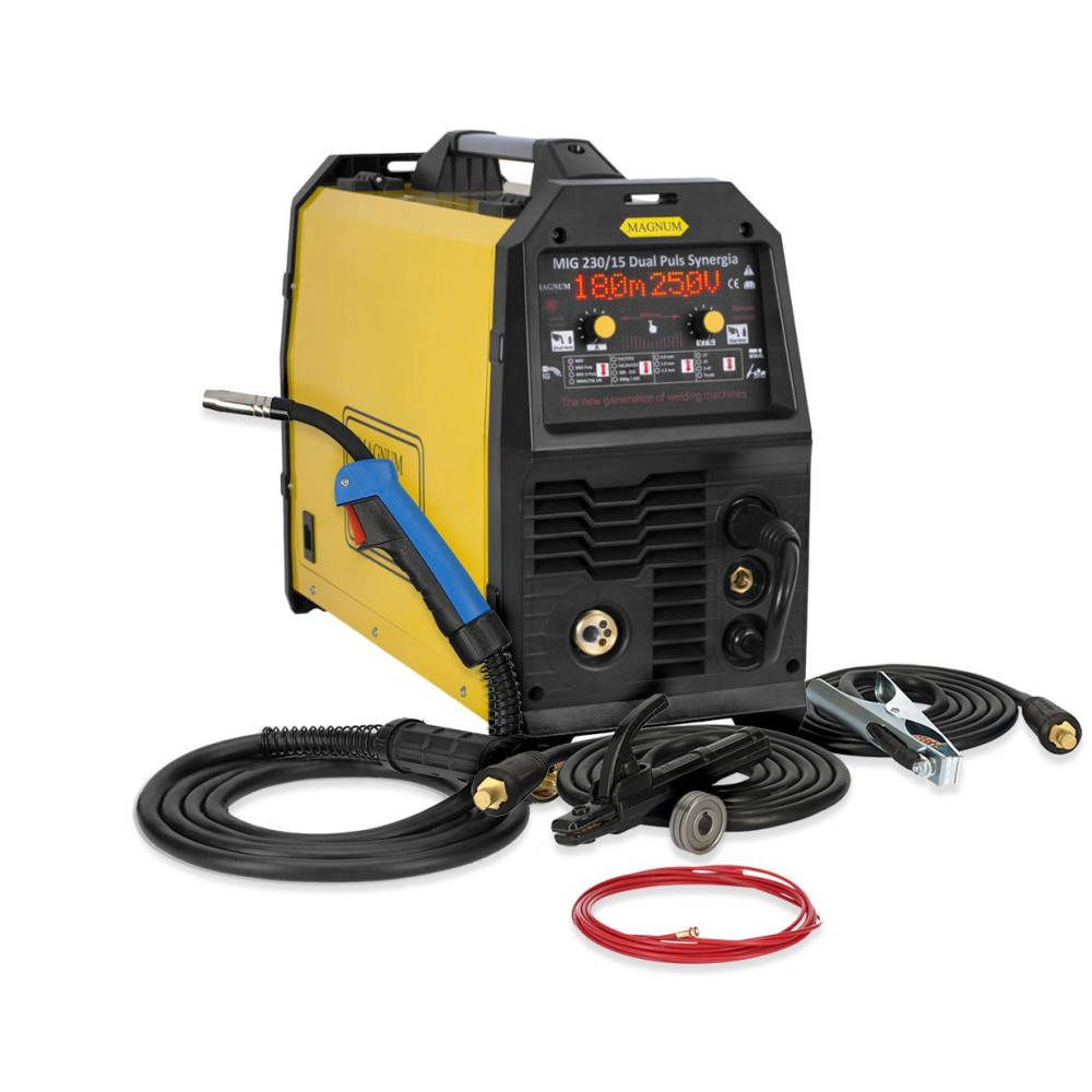 Spawarka Magnum MIG 230/15 Dual Puls Synergia - zestaw - U MI 230 DP15-G - Magnum - 7