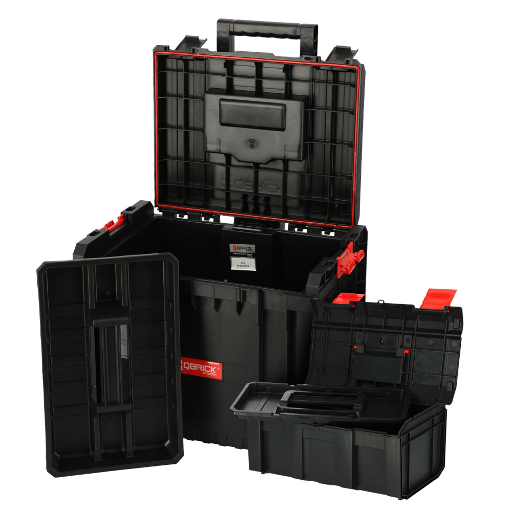 Zestaw mobilnych skrzynek narzędziowych Qbrick System PRO Cart + R-BOX 13" - Z255758PG001_pakiet1 - Qbrick System - 2