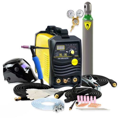 Spawarka Magnum TIG THF 220S AC/DC Pulse - zestaw - U I THF220SAC-G - Magnum - 2