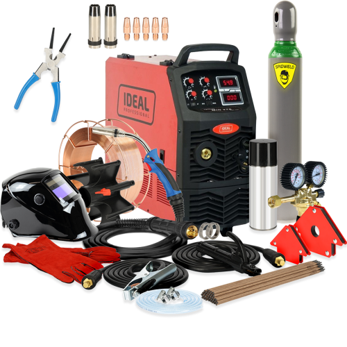 Spawarka Ideal Tecnomig 370 4x4 Digital MMA - zestaw - TMIG370V2-G - Ideal - 1