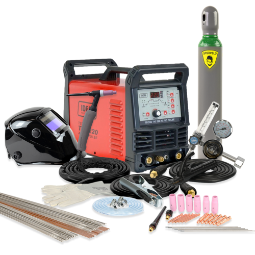 Spawarka Ideal Tecnotig 220 AC/DC Pulse MPX - zestaw - TTIG220ACMPX-G - Ideal - 1