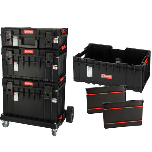 Zestaw mobilnych skrzynek narzędziowych Qbrick System ONE TP Basic Set - Z254706PG012 - Qbrick System - 1