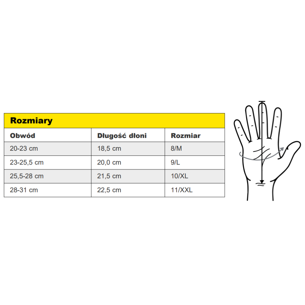 Rękawice spawalnicze profilowane ESAB Curved TIG Gauntlet - 0700500448-G - ESAB - 3