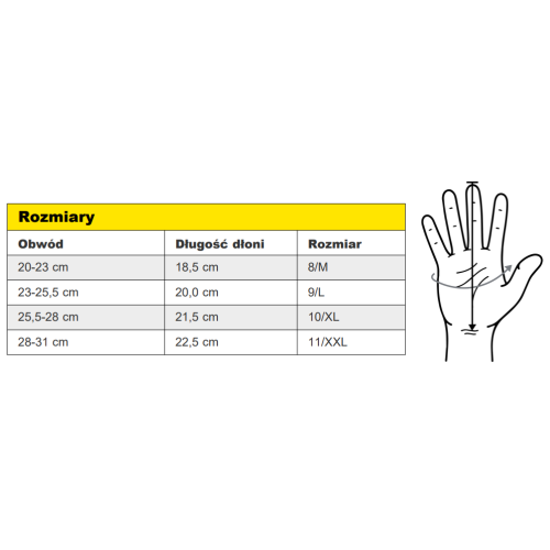 Rękawice spawalnicze profilowane ESAB Curved TIG Gauntlet - 0700500448-G - ESAB - 3
