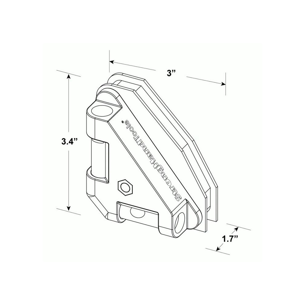 Kątownik magnetyczny z poziomicą StrongHand EZ-View - LMC34679 - Strong Hand Tools - 7