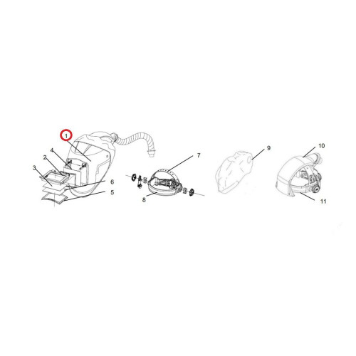 Skorupa przyłbicy ESAB F20 - 0700000509 - ESAB - 2
