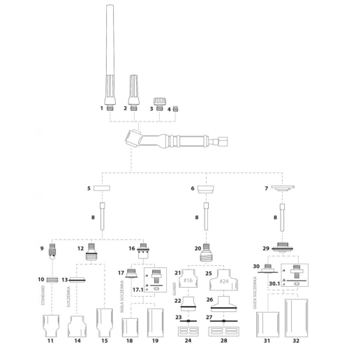 O-ring QUARTZSystem 9/20 17/18/26 soczewka Guard nr 24 / Spartus - NW9-17-38R44 - Spartus - 3