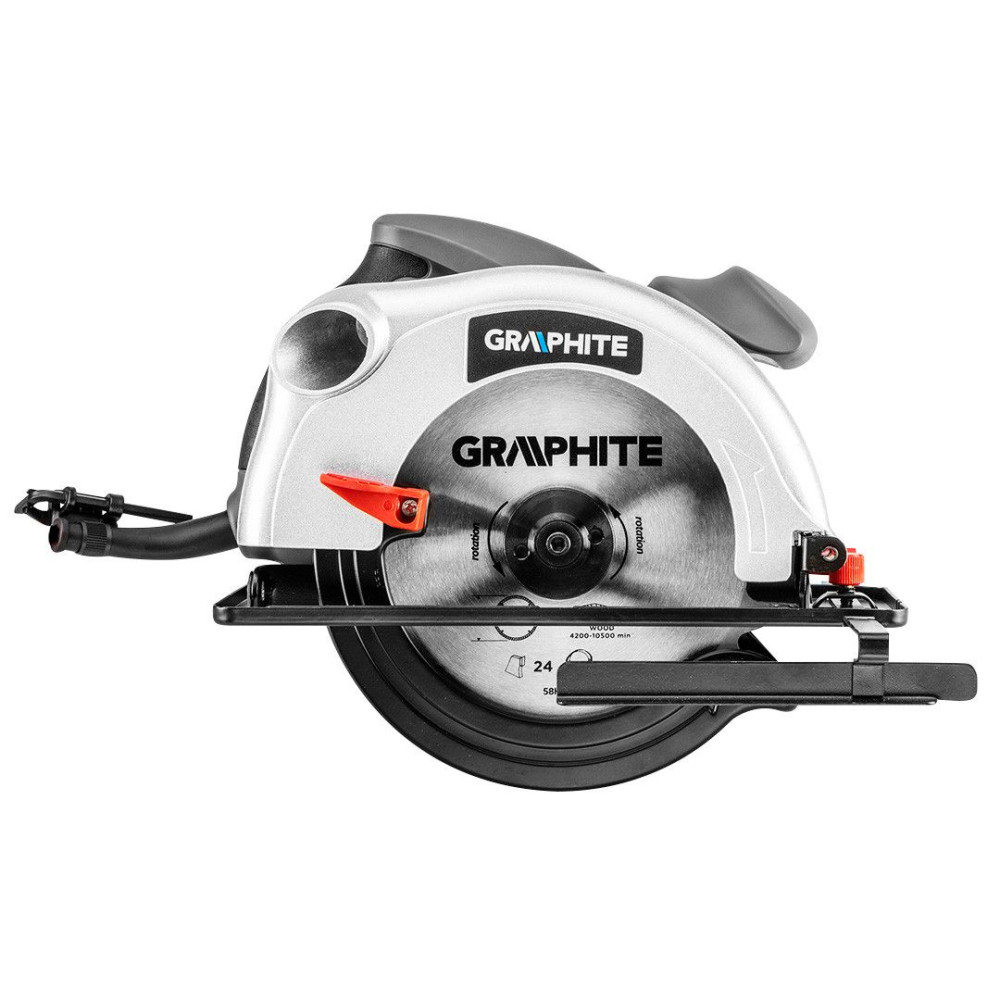 Pilarka tarczowa 1200 W z walizką Graphite - 58G488 - Graphite - 4