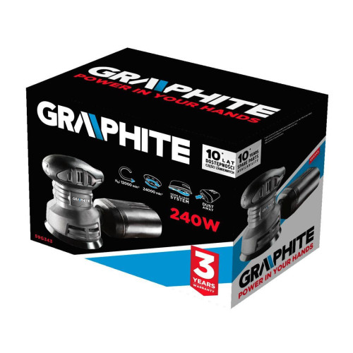 Szlifierka mimośrodowa 240 W Graphite - 59G343 - Graphite - 2