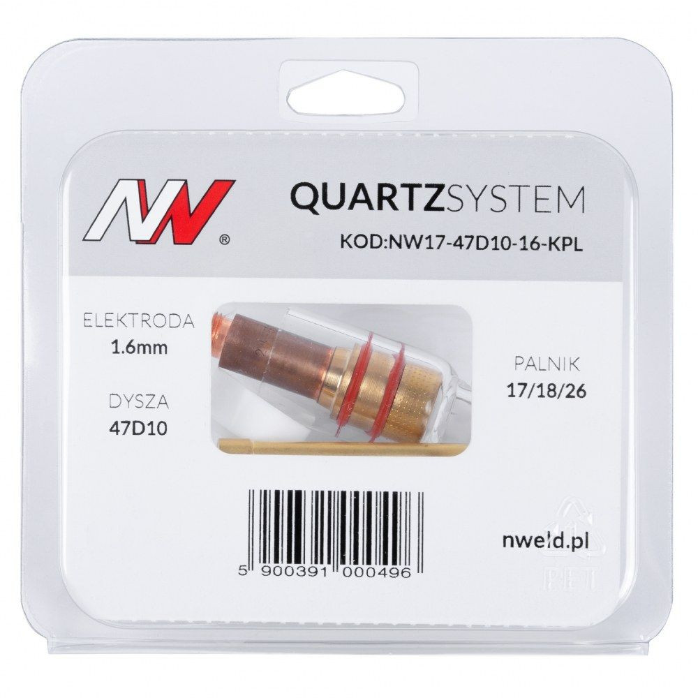 Zestaw części QUARTZSystem 17/18/26 soczewka / 1,6 mm / Spartus - NW17-47D10-16-KPL - Spartus - 5