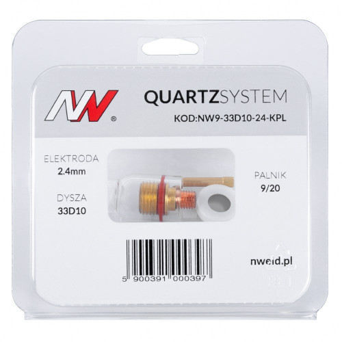 Zestaw części QUARTZSystem 9/20 soczewka / 2,4 mm / dysza kielich / Spartus - NW9-28D11-24-KPL - Spartus - 5