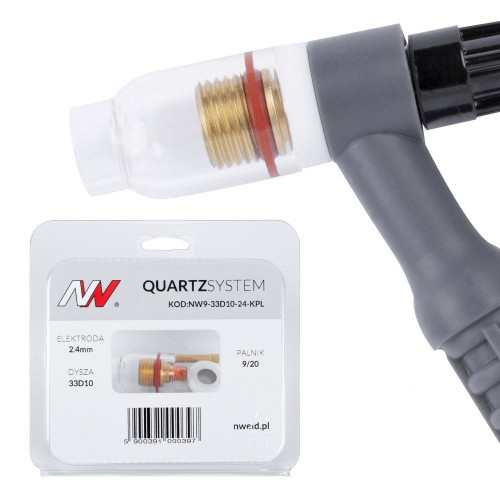 Zestaw części QUARTZSystem 9/20 soczewka / 2,4 mm / dysza kielich / Spartus - NW9-28D11-24-KPL - Spartus - 1