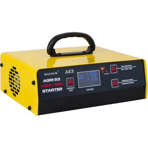 Prostownik z rozruchem Magnum AGRI 53 AGM / GEL Starter - U Ł AGRI53 - Magnum - 2