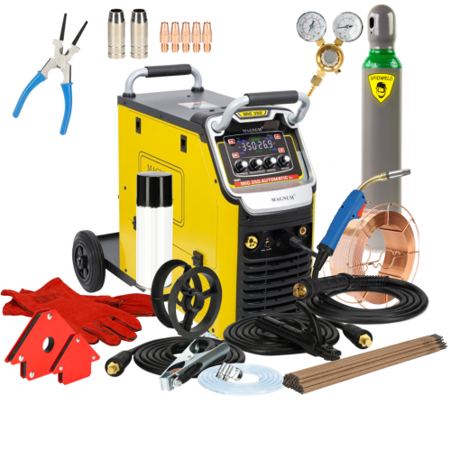 Spawarka Magnum MIG 350 Automatic MMA v2 - zestaw - U MI 350 IGBT V2-G - Magnum - 2