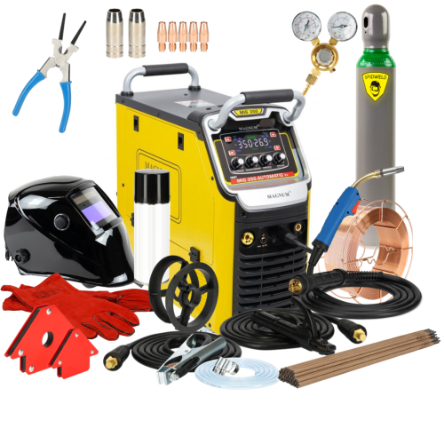 Spawarka Magnum MIG 350 Automatic MMA v2 - zestaw - U MI 350 IGBT V2-G - Magnum - 1