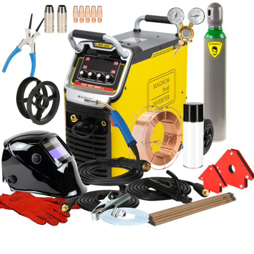 Spawarka Magnum MIG 280 MMA V2 IGBT - zestaw - U MI 280 MMAV2-G - Magnum - 1