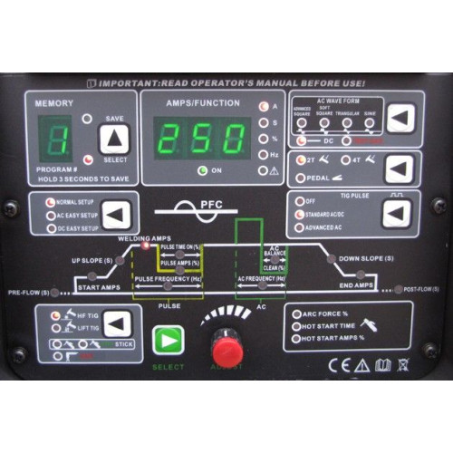 Spawarka Welder Fantasy JET TIG III 250 AC/DC 3w1 IGBT PFC - zestaw wodny - JET TIG III 250 ZEST-G - Welder Fantasy - 7
