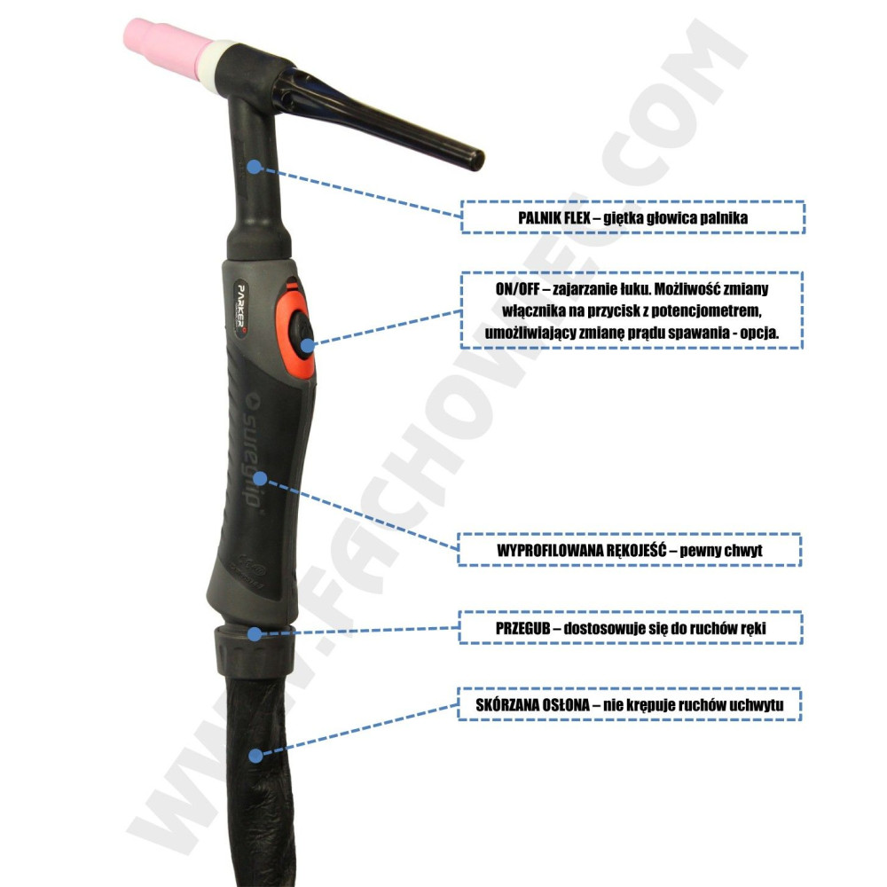 Spawarka Welder Fantasy JET TIG III 250 AC/DC 3w1 IGBT PFC - zestaw wodny - JET TIG III 250 ZEST-G - Welder Fantasy - 19