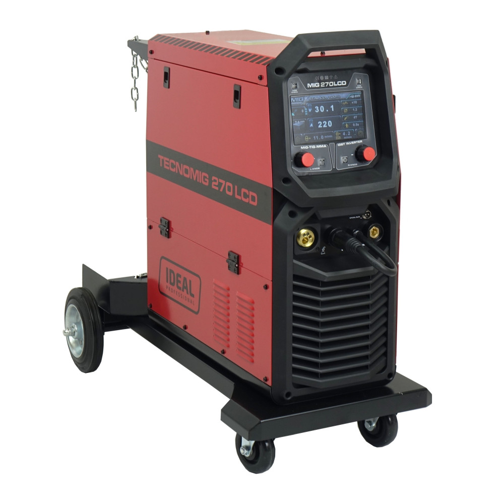 Spawarka Ideal Tecnomig 270 LCD Synergic - TMIG270LCD-G - Ideal - 6