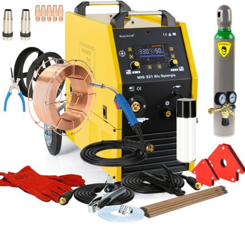 Spawarka Magnum MIG 331 Alu Synergia - zestaw - U MI 331AL SY-G - Magnum - 4