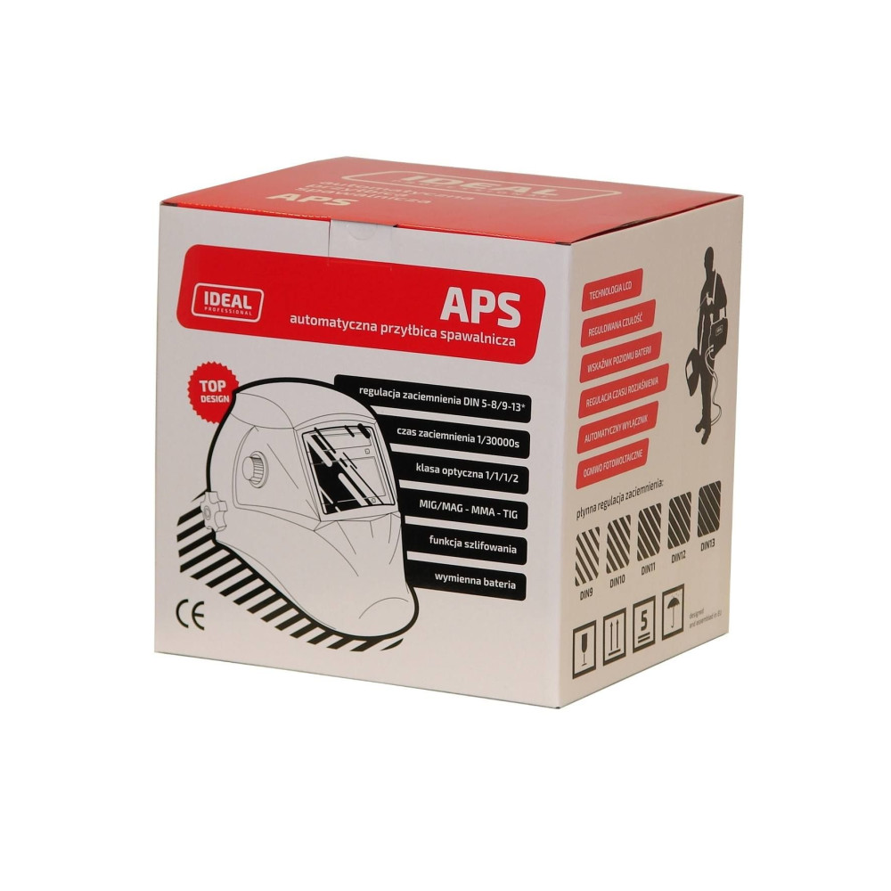 Przyłbica spawalnicza samościemniająca Ideal APS-510G Racer - APS-510G RAC - Ideal - 3