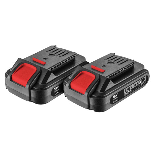 Zestaw Graphite  Energy+ 18 V: 2x akumulator 2.0 Ah + ładowarka podwójna 3.0 A - Energy+_pakiet5 - Graphite - 1 2